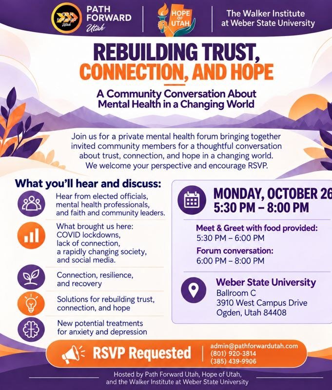 Rebuilding Trust, Connection and Hope -Mental Health Conversation